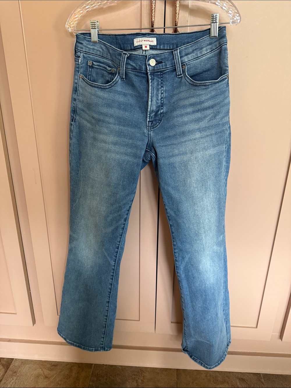 Lucky Brand Light Blue Sweet Mid Rise Bootcut Jeans (10R)
